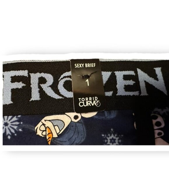🆕 NWT Women’s torrid 1 Disney Frozen Cotton Mid Rise Sexy Brief Panty 14 16 - Picture 2 of 5